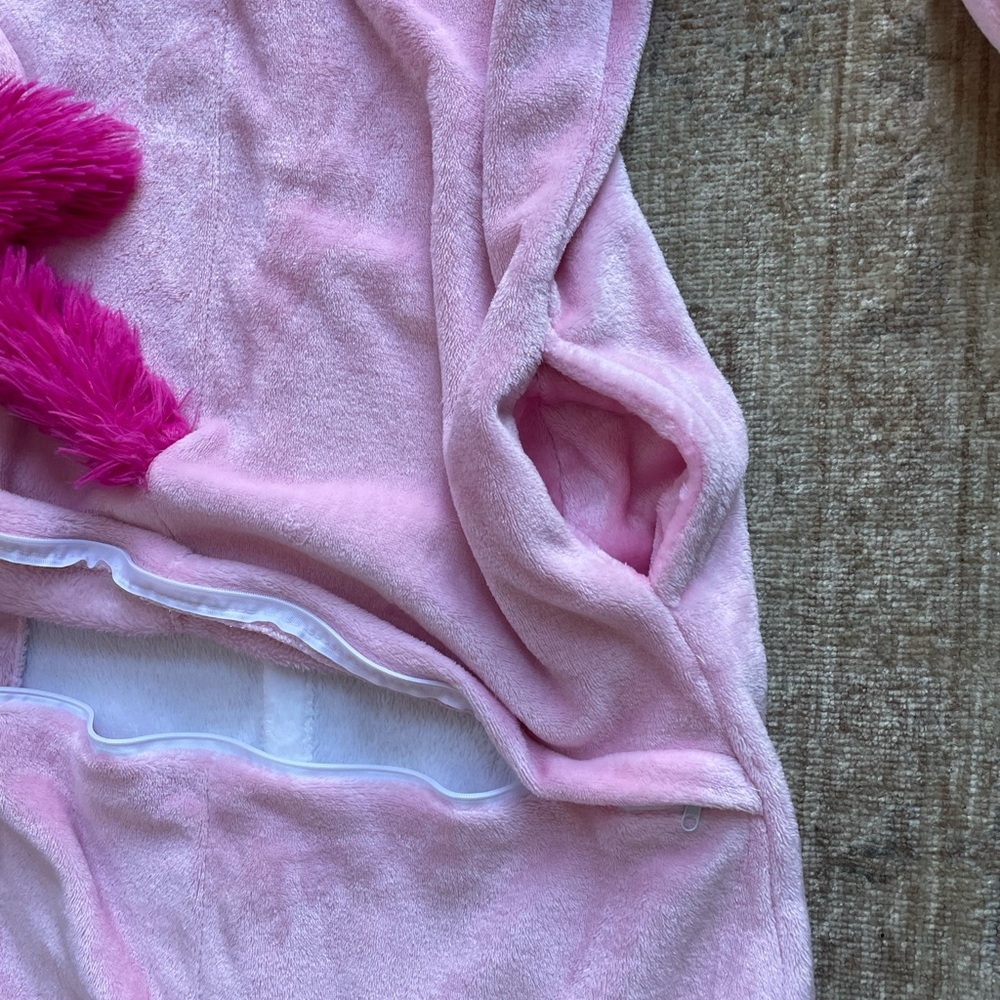 Pink and White Unicorn Onesie Pajamas - Picture 7 of 16